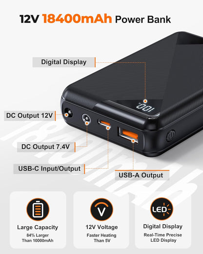 Stay Warm and Stylish with Our Heated Men's Jacket Featuring a 18400mAh 12V Battery Pack and Luxurious Fur Lining