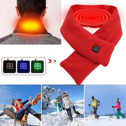 Stay Warm This Winter with Our USB Heated Scarf - 3 Temperature Settings for Ultimate Comfort!