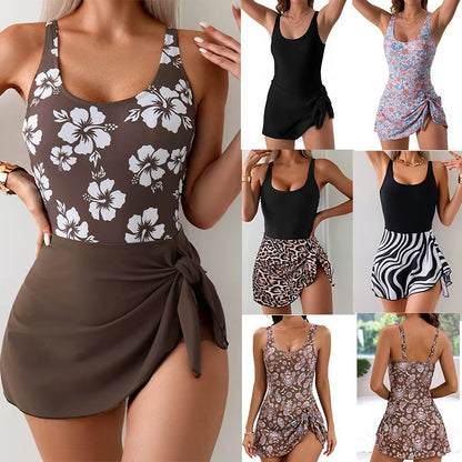 Elevate Your Beach Style with Our 2025 Women's Printed One-Piece Swimsuit - Flattering Slimming Tummy Control Design!