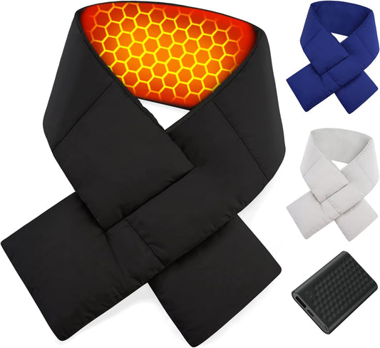 Stay Warm in Style: The Graphene Heated Puffer Scarf for Men and Women with Rapid Heating and Long-Lasting Battery