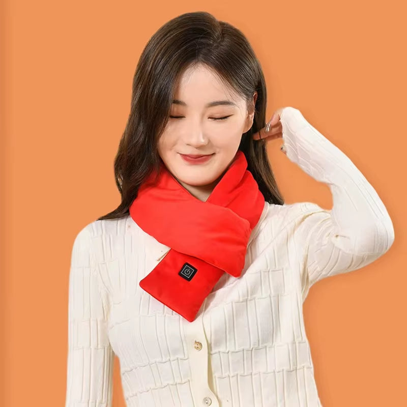 Stay Warm This Winter with Our USB Heated Scarf - 3 Temperature Settings for Ultimate Comfort!