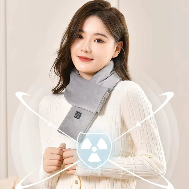 Stay Warm This Winter with Our USB Heated Scarf - 3 Temperature Settings for Ultimate Comfort!